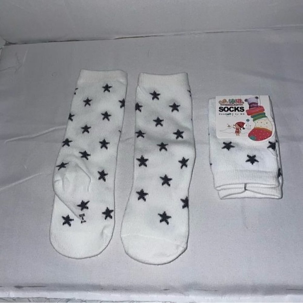 Star Print Newborn Socks Knee High Stars All over Print Casual High Boot Socks